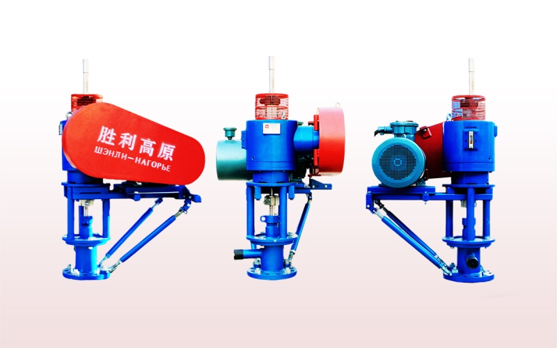 地面驱动装置A：伞齿减速机型